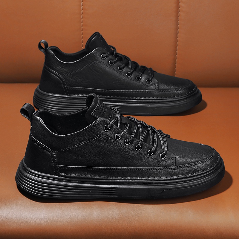 Giày thể thao bằng da phong cách năng động cho nam
