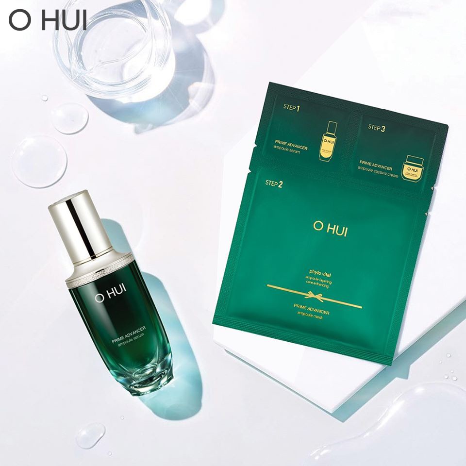 [Mã COSLUXMP4 giảm 150K] Bộ tinh chất ngăn ngừa lão hóa toàn diện OHUI Prime Advancer Ampoule Serum Special Set 7pcs