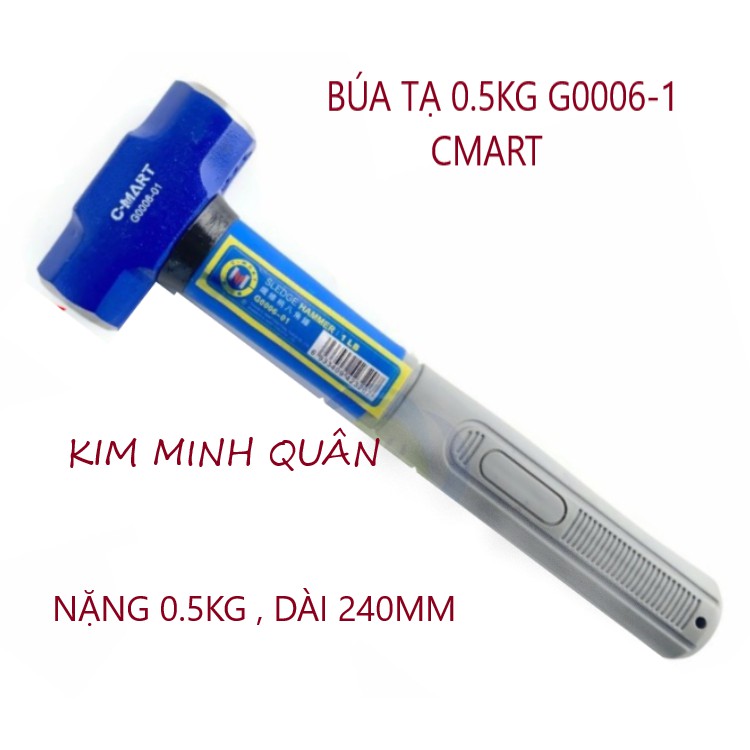 Búa Tạ Nhập Khẩu Cao Cấp 0.5kg ( 1LB ) G0006-01 CMART