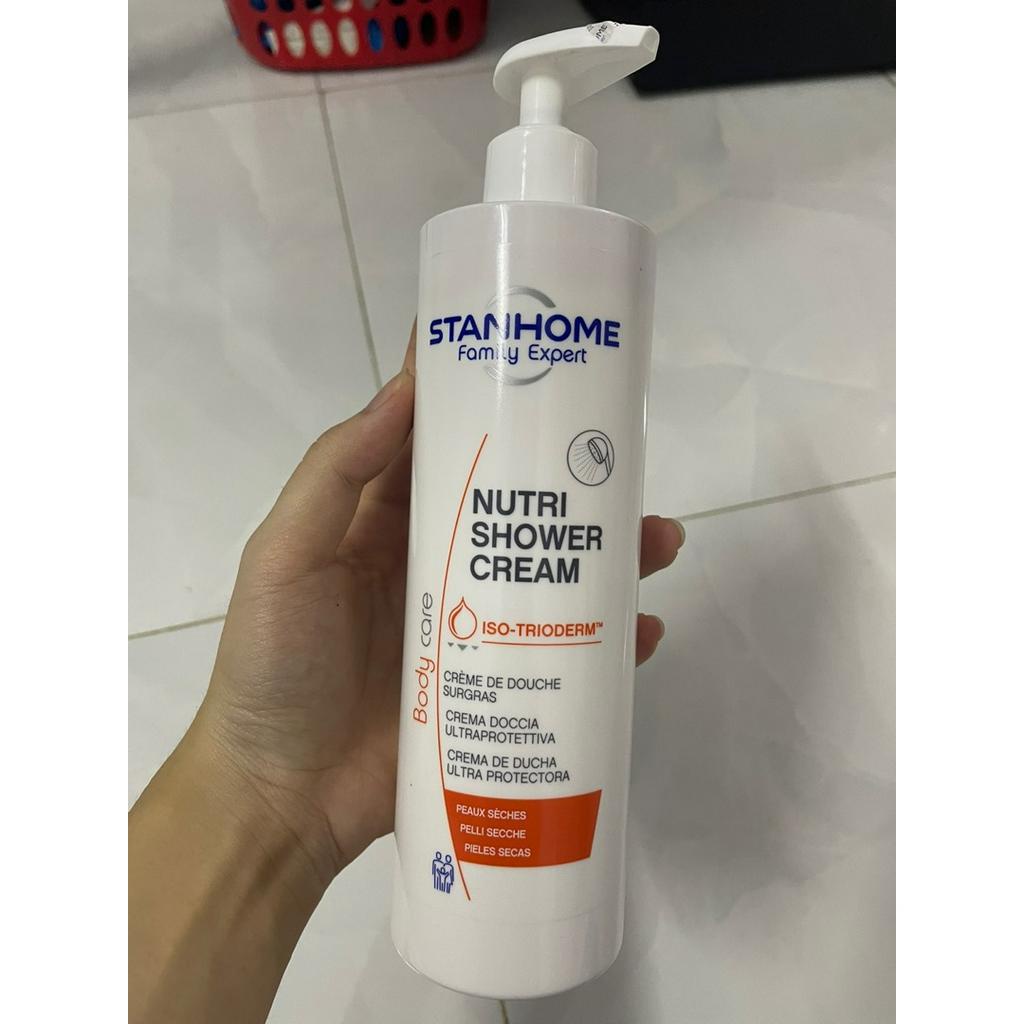 Sữa tắm không xà phòng cho da khô, da nhạy cảm Stanhome Nutri Shower Cream 390ml