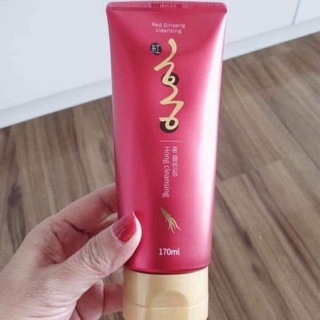 Sữa rửa mặt hồng sâm