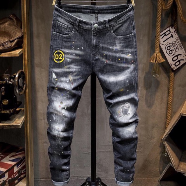 Quần jean nam rách phong cách hàn quốc trẻ trung năng động TCS 29