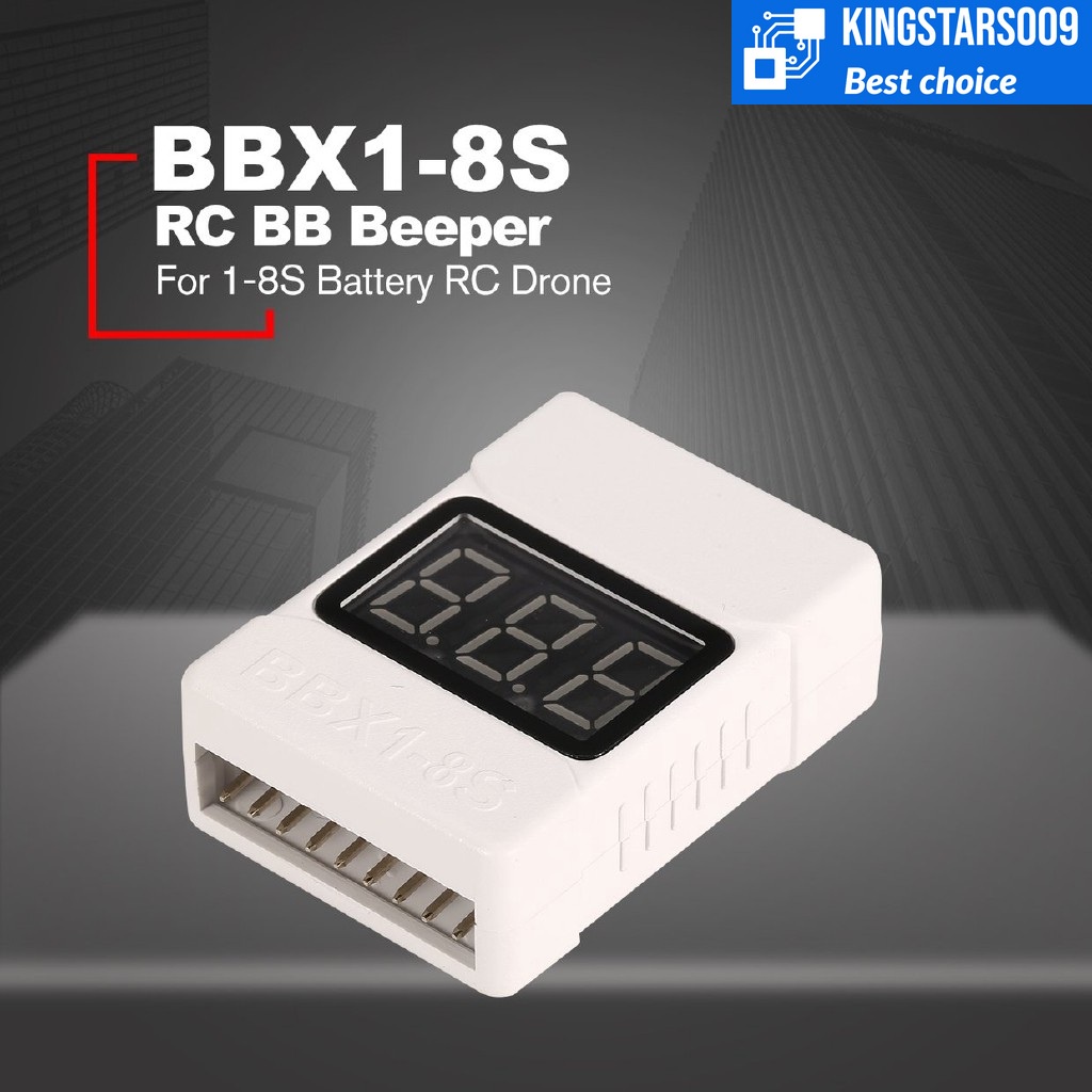 Thiết bị kiểm tra điện áp pin lipo 1-8S _ BBX1-8S