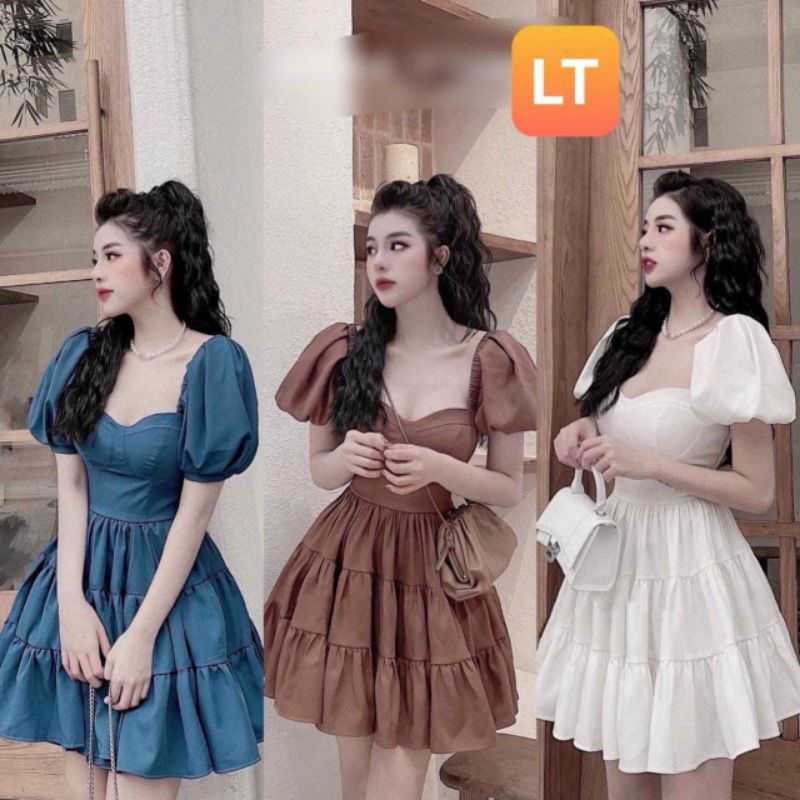 váy babydoll 3 màu | BigBuy360 - bigbuy360.vn