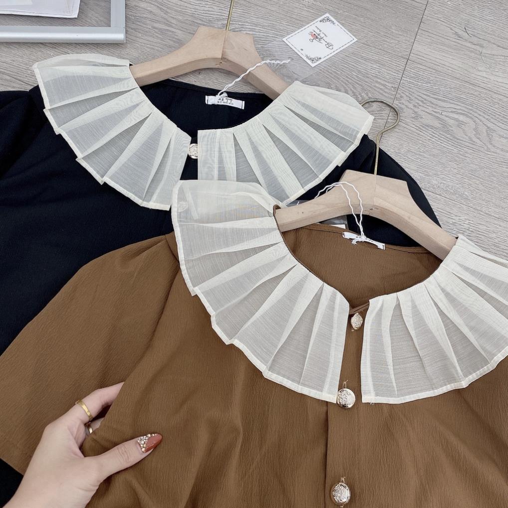 [ 𝐅𝐑𝐄𝐄 𝐒𝐇𝐈𝐏 ]  SET SƠ MI BÈO XẾP LI CHÂN VÁY NGẮN CHỮ A