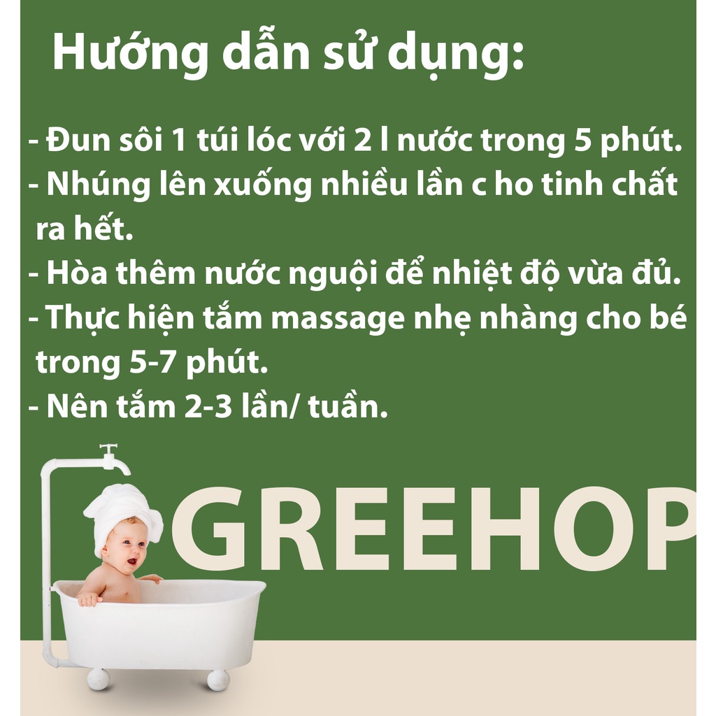 Thảo mộc tắm cho bé dạng túi lọc (Handmade) by Greene