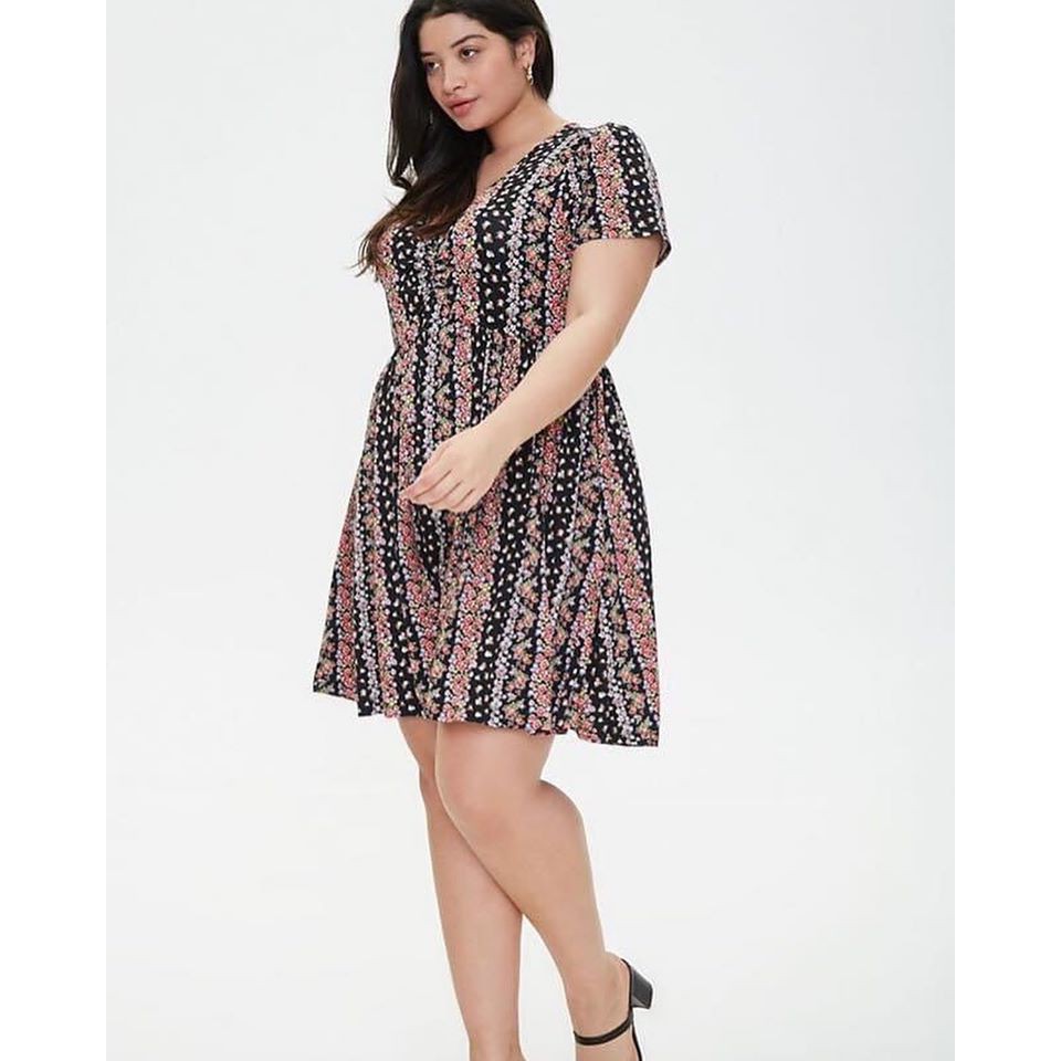 Đầm Hoa nhí F21 PLUS xuất xịn OUTLET SALE