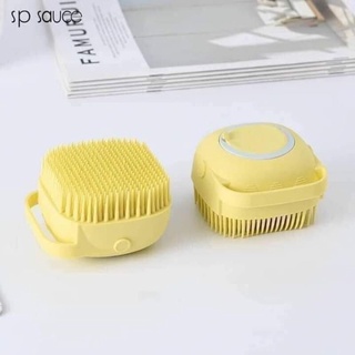 Bông tắm silicon tạo bọt 3in1