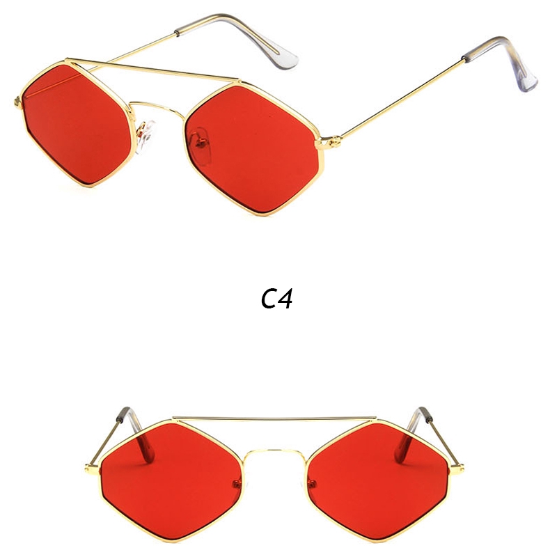 Kính Mát Gọng Đa Giác Phong Cách Hàn Quốc