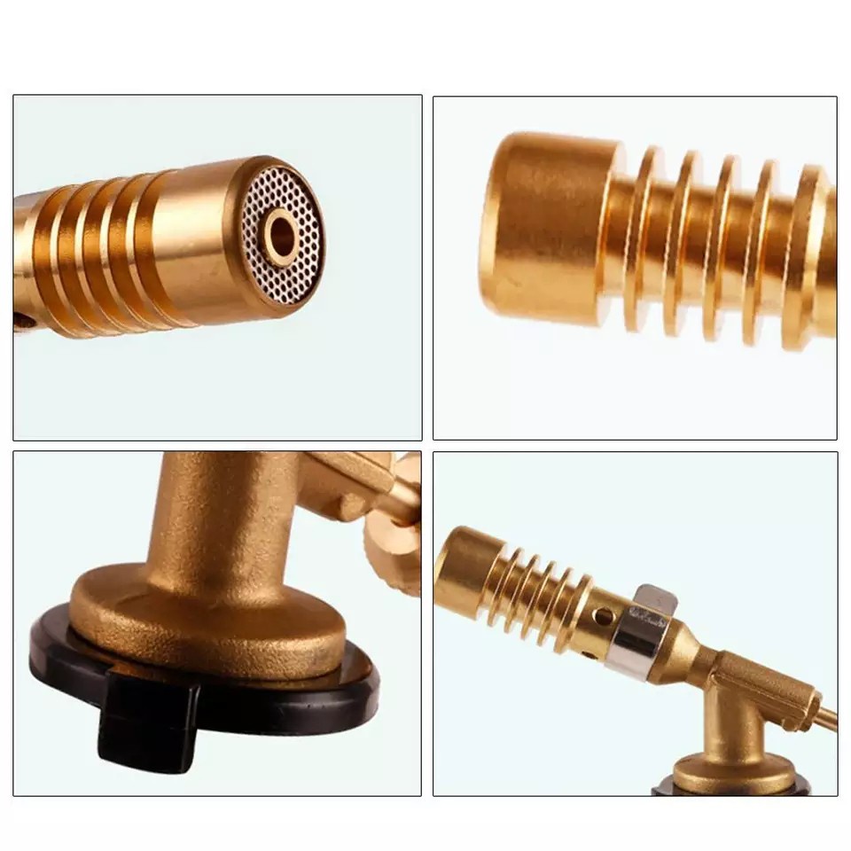 Đèn Khò Gas Đồng Nguyên Khối Độ Bền Cao - Đèn Khò Ga Mini - Khò Lửa Mini Khò 733