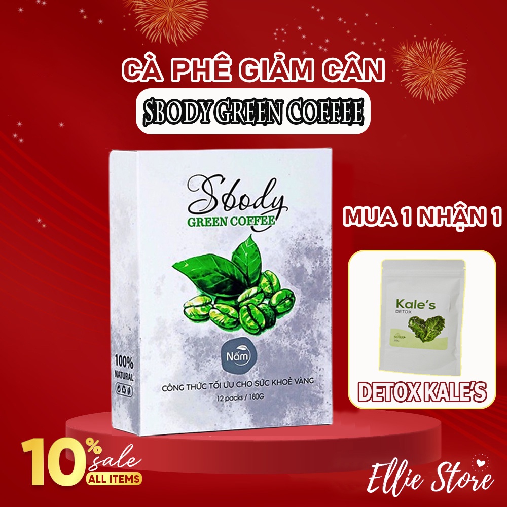 CÀ PHÊ XANH GIẢM CÂN SBODY GREEN COFFEE CHÍNH HÃNG