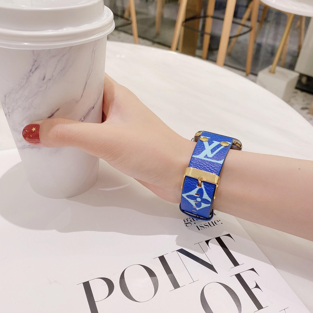 Dây da cho đồng hồ Iwatch 38mm / 40mm / 42mm 44mm T500 W26 U78 Plsu