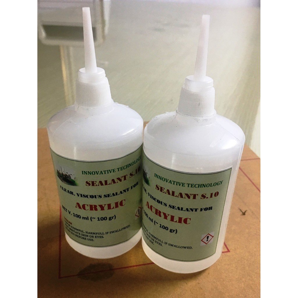 Keo dán mica trong suốt Acrylic selant - độ nhớt cao, kín nước, chậm khô