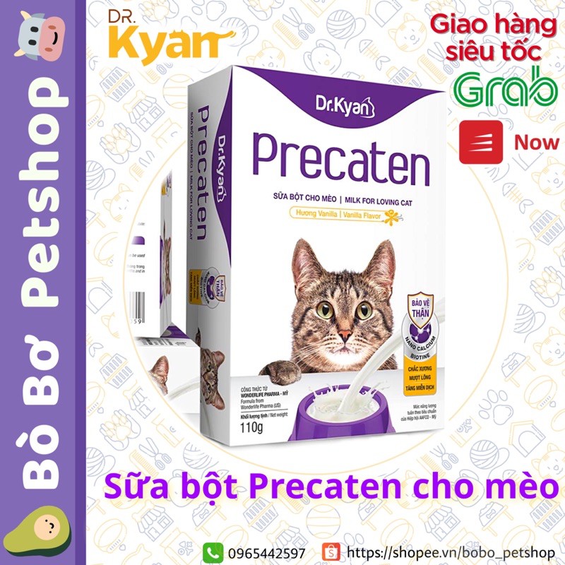 Sữa bột cho mèo | Dr.Kyan Precaten 110gr