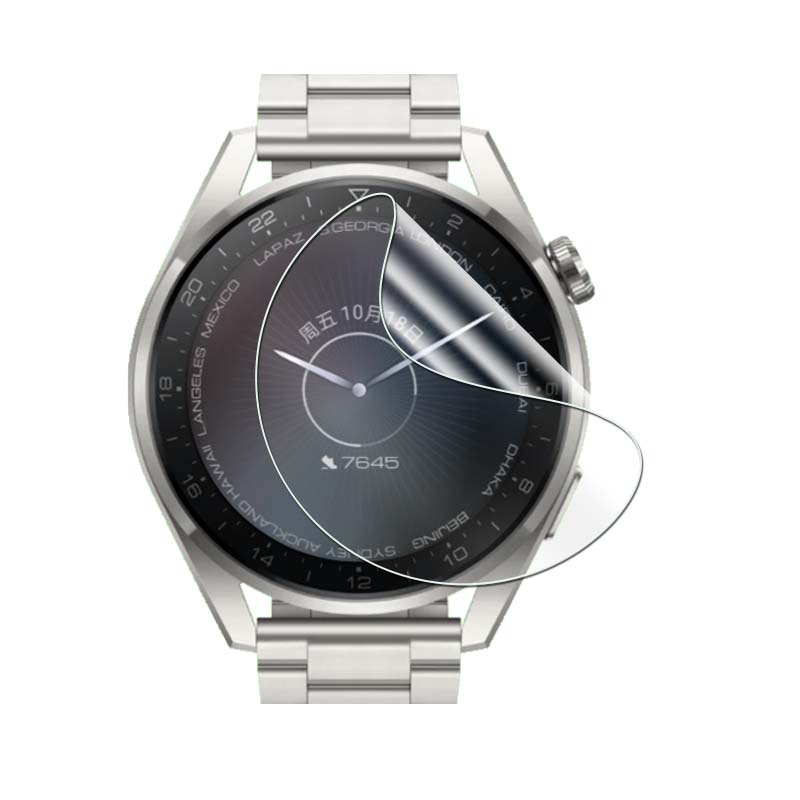 Set 1 / 3 / 5 / 10 Miếng Dán Bảo Vệ Màn Hình Đồng Hồ Thông Minh Huawei Watch 3 / Watch3 Pro Kèm Phụ Kiện Kính