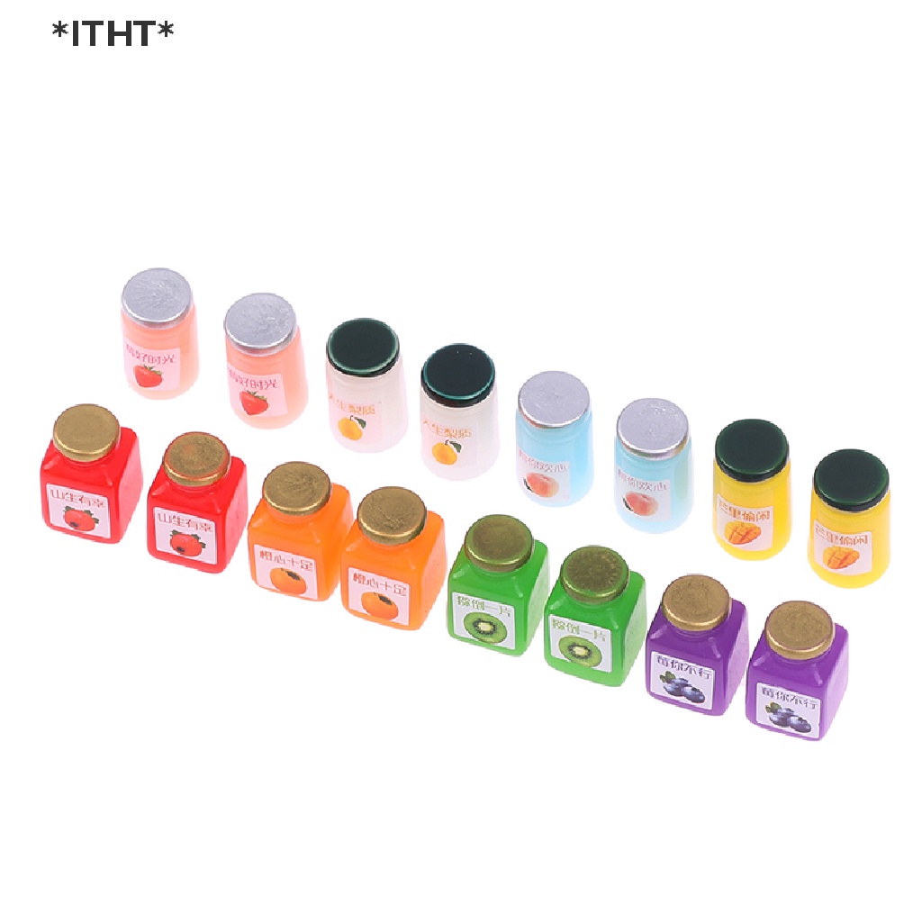 Set 8 Mô Hình Bàn Bếp Mini Tỉ Lệ 1: 12 Dùng Để Trang Trí Nhà Búp Bê