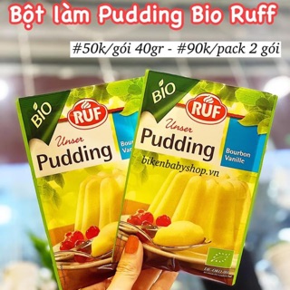 Bột làm pudding bio ruf date 2021
