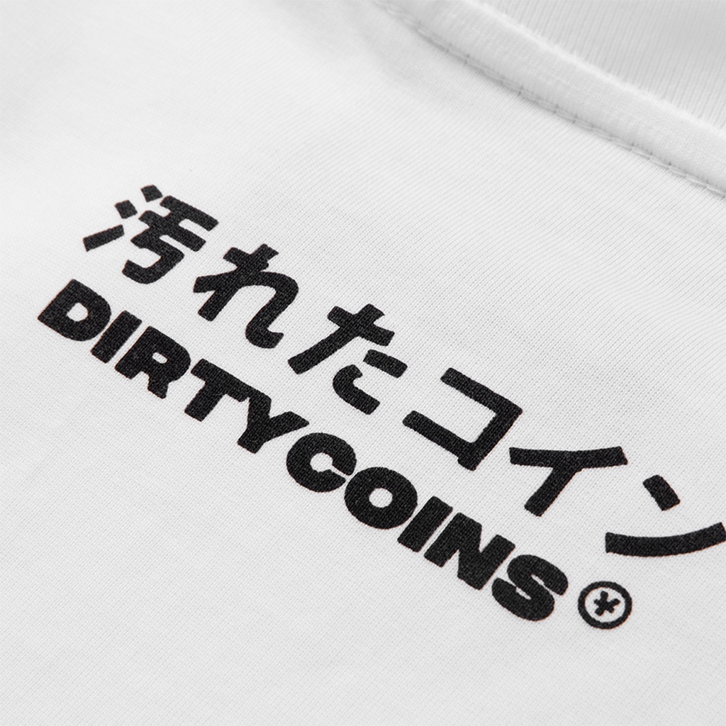 DirtyCoins Áo thun Wavy Logo T-Shirt - White