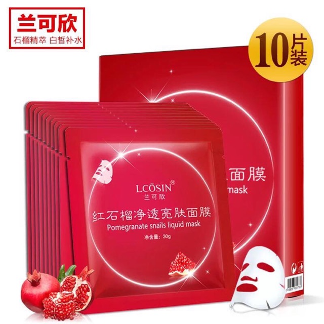 Mặt nạ  lưu đỏ cao cấp
