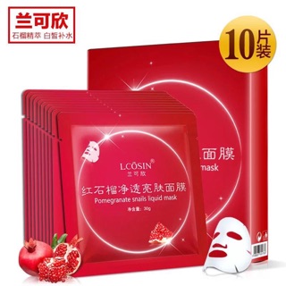 Mặt nạ  lưu đỏ cao cấp