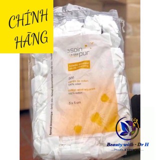 Bông tẩy trang soin pur 500 miếng