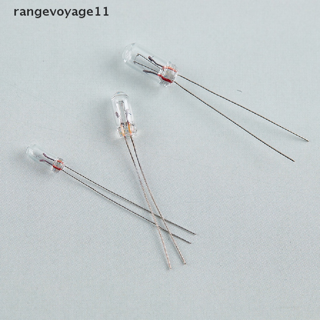 10 Bóng Đèn Sợi Đốt Mini 3 / 4 / 5mm 3 / 6 / 12 / 24V