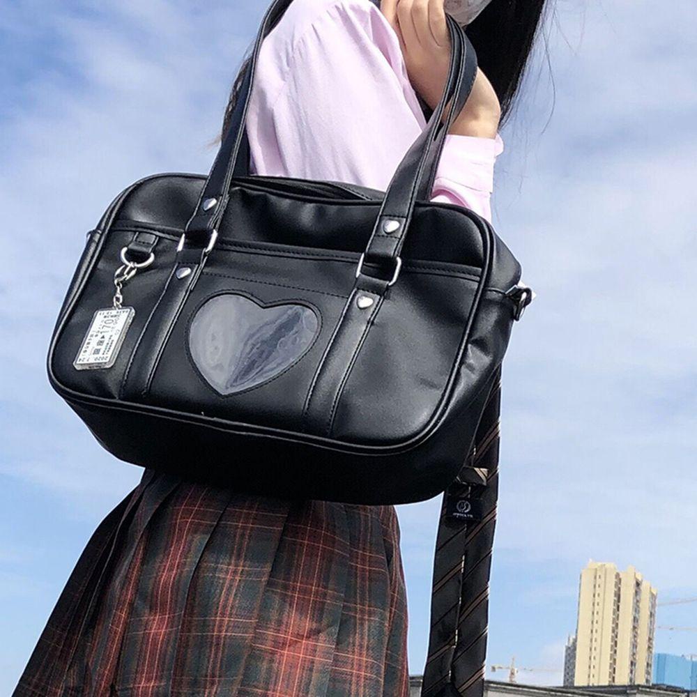 MXGOODS Túi Xách Da Pu Cỡ Lớn Phong Cách Preppy Đáng Yêu Cho Bạn Gái
