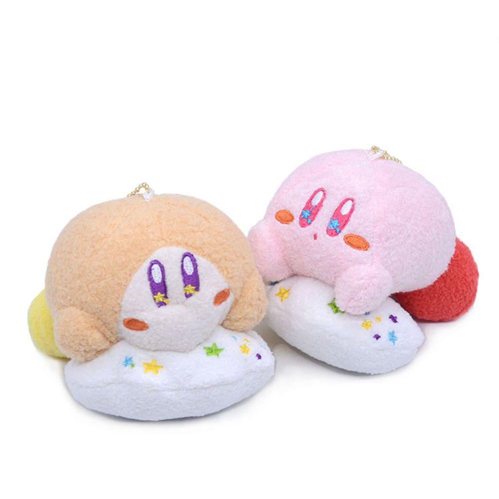 NICKOLAS Móc Khóa Nhồi Bông Hình Nhân Vật Hoạt Hình Kirby Dễ Thương