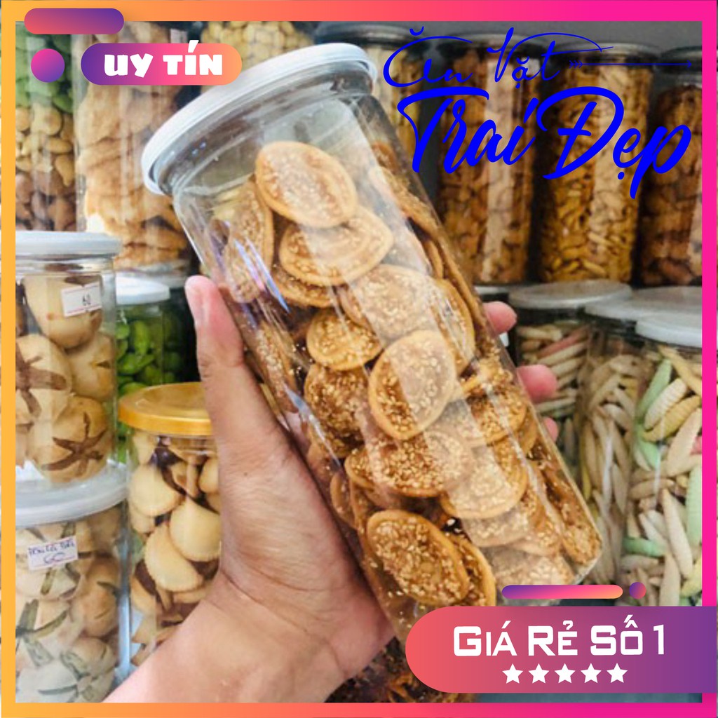 1KG Bánh Tai Heo Mè - Trai Đẹp Snack