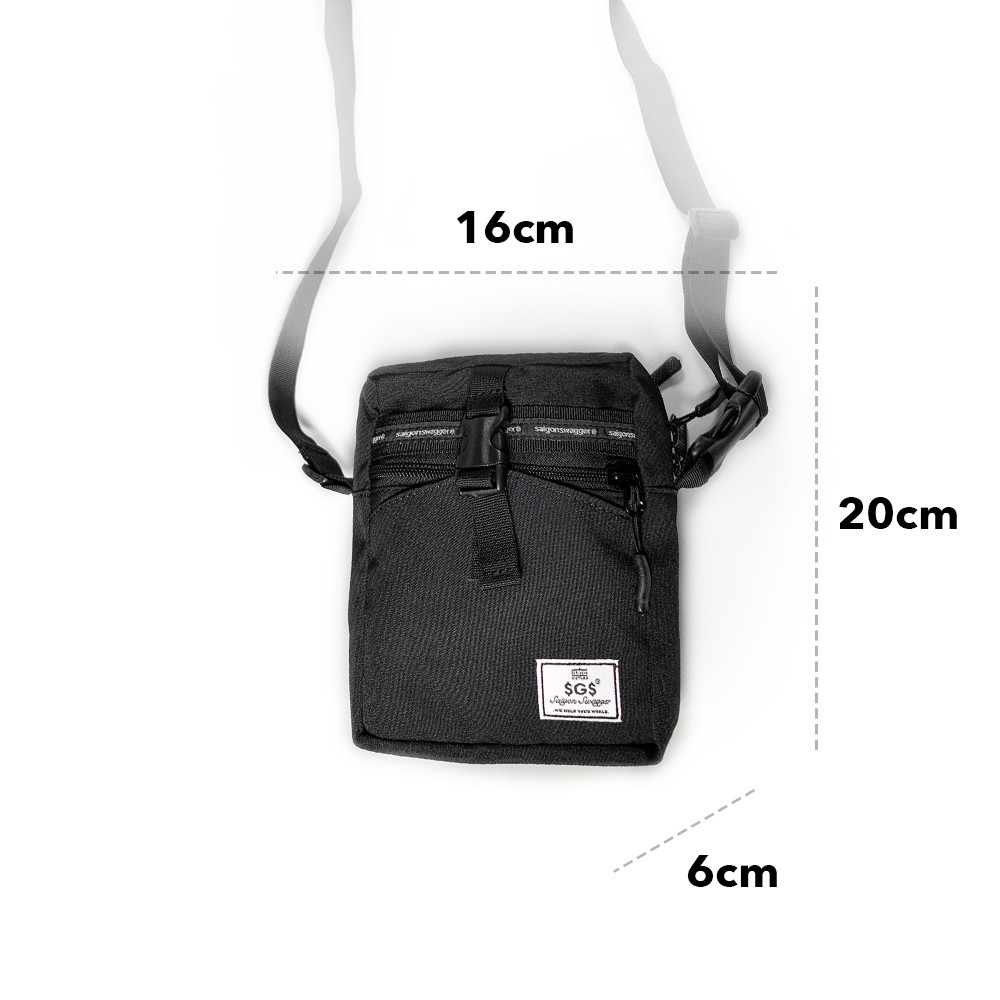 Túi Đeo Chéo Nam, Nữ 1 Khóa SAIGON SWAGGER® SGS Cross Bag