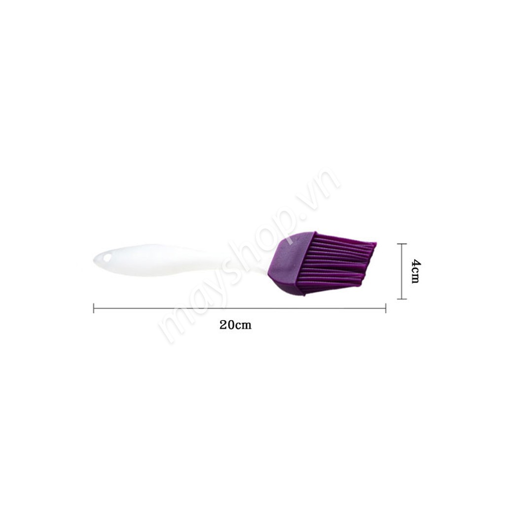 Chổi silicone cán mờ (21cm)