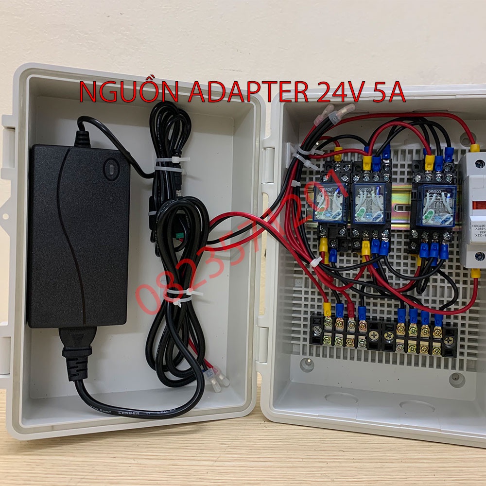 Nguồn adapter 24V 5A đa năng chân to dùng cho động cơ, xi lanh điện, loa...