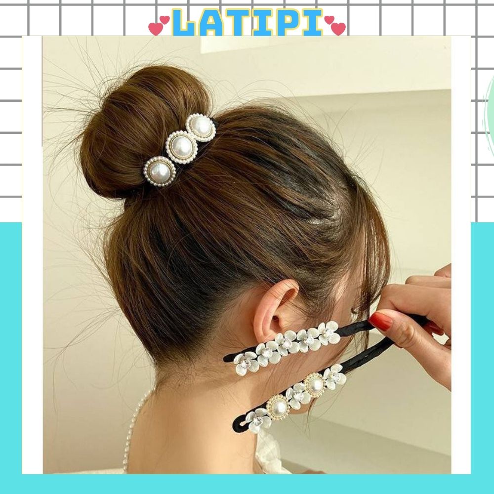 Thanh Búi Tóc Thanh Kẹp Uốn Tóc Đa Năng Tạo Kiểu Tóc Hiện Đại Hàn Quốc Cao Cấp ST02