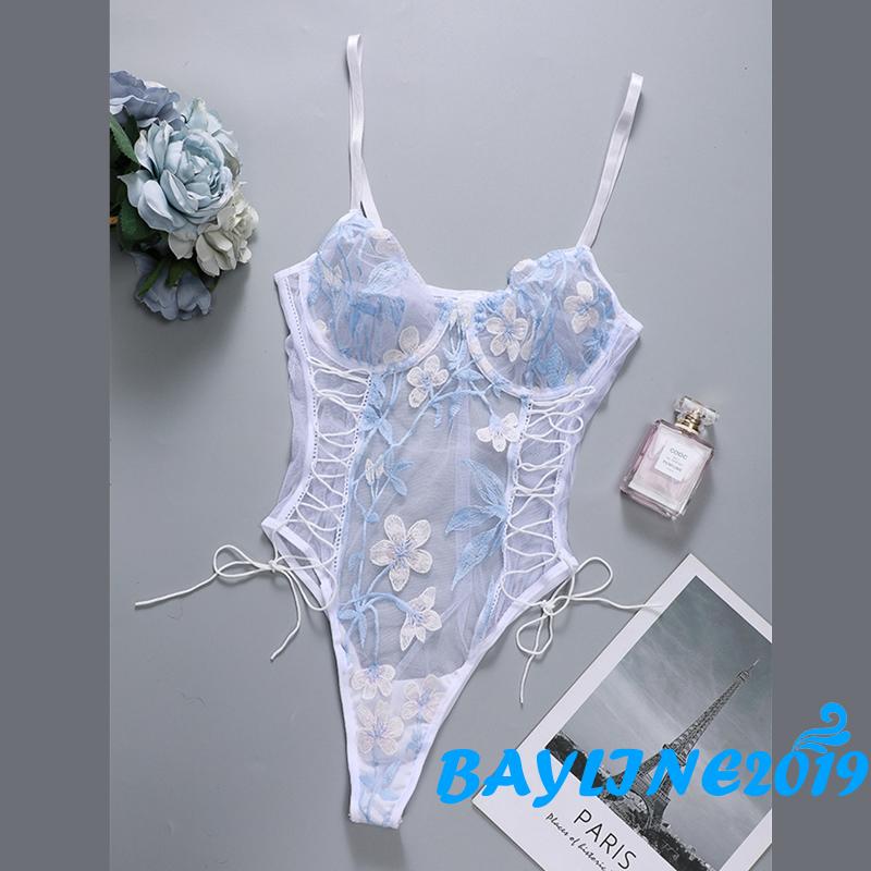 Đồ Lót Liền Thân Phối Ren Thêu Họa Tiết Quyến Rũ Dành Cho Nữ | BigBuy360 - bigbuy360.vn