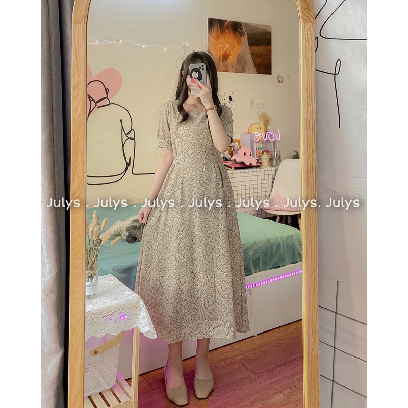 [Mã FAGREEN1505 giảm tới 30K đơn 99K] Váy hoa đai nơ sau (ảnh thật shop chụp kèm video) | BigBuy360 - bigbuy360.vn