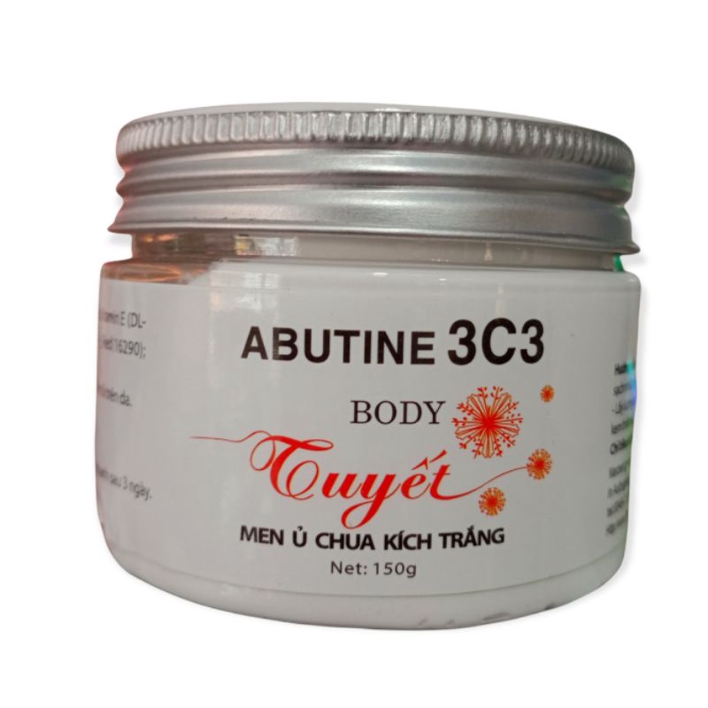 Men Ủ Chua Abutine 3c3 Body Tuyết Trắng Cực Mạnh