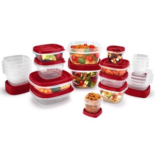 Bộ 21 hộp rubbermaid nắp đỏ