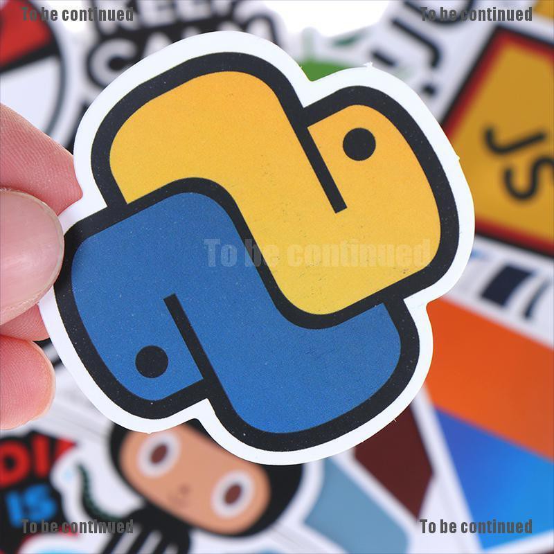 50 stickers phong cách Internet Java trang trí laptop/hành lý/guitar/xe hơi DIY