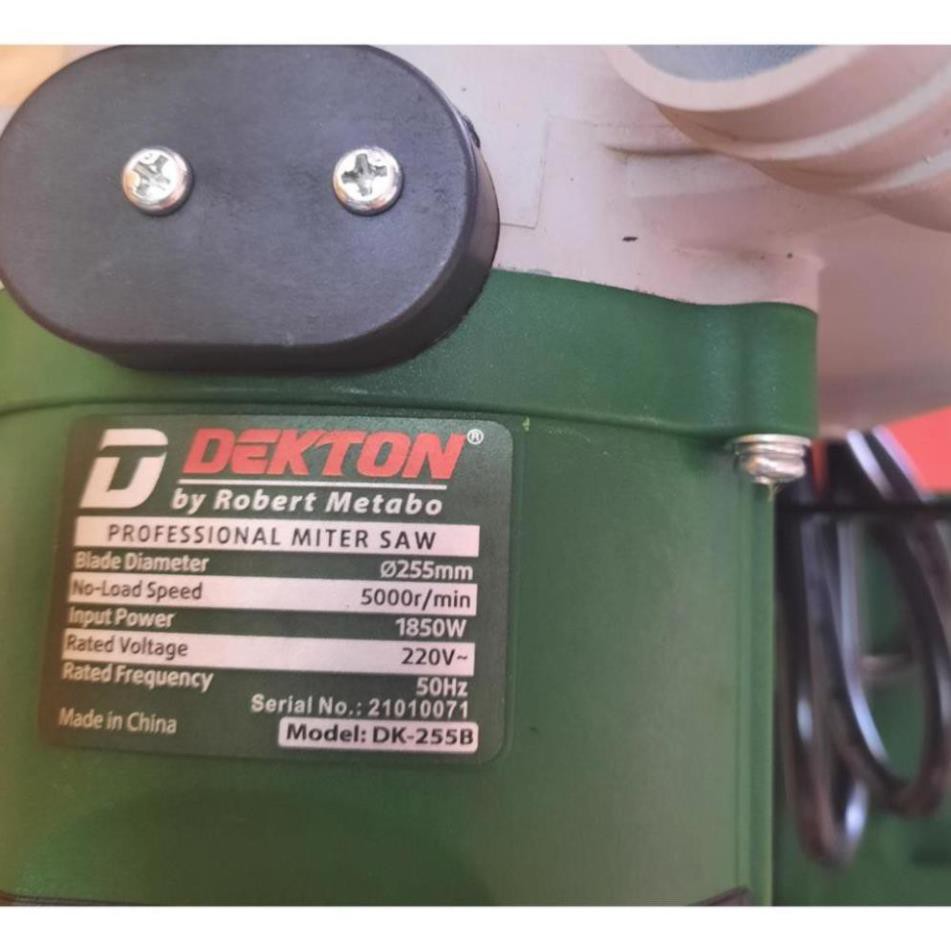 [chính hãng] máy cắt nhôm Dekton Dk 255b- bảo hành 06 tháng