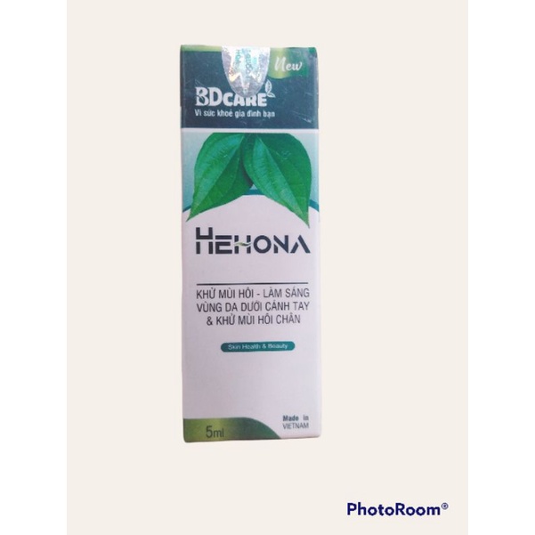 Hehona serum loại bỏ hôi nách, hôi chân, chiết xuất từ thảo dược