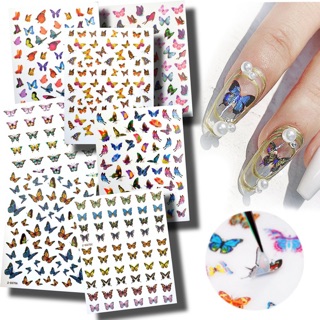 Sticker bướm 3D gắn trang trí móng