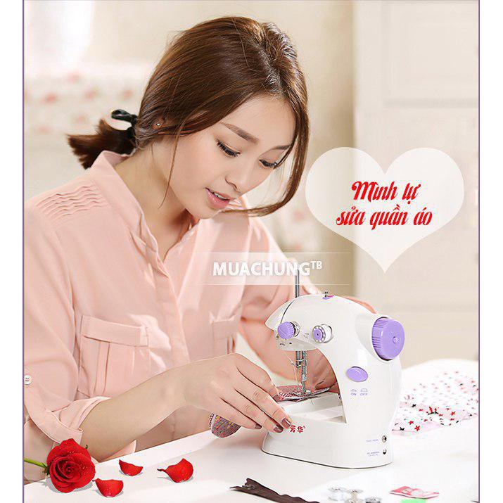 Máy may mini CMD  nhỏ gọn cho gia đình, Máy khâu CMD mini hỗ trợ may vá