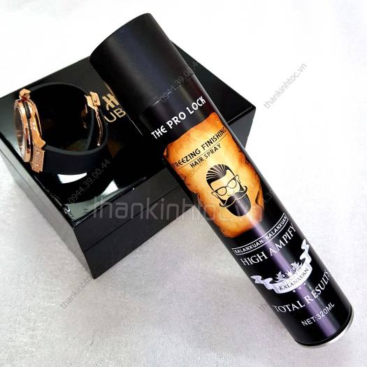 Gôm, Keo Xịt Tóc THE PRO LOCK Vàng 420ml Tạo Kiểu, Giữ Nếp Cho Tóc. HÀNG CHÍNH HÃNG