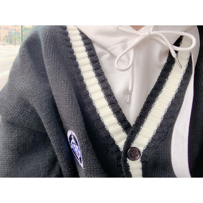 CARDIGAN ĐEN KIỂU DÁNG HỌC SINH PHONG CÁCH HÀN QUỐC ORDER  #056 | BigBuy360 - bigbuy360.vn