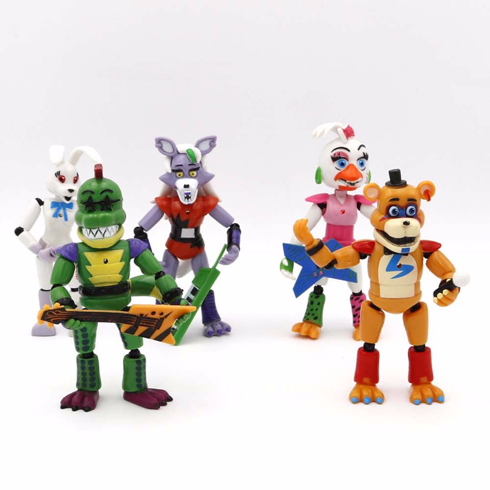 Set 5 mô hình nhân vật hoạt hình Five Nights At Freddy's Chica