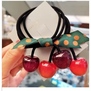 Set 2 dây cột tóc Cherry siêu xinh