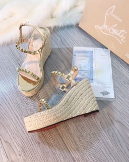 Sandal đế xuồng vân cói