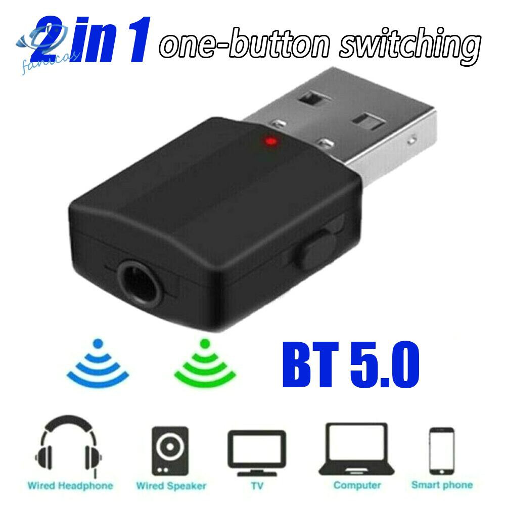 Bộ Thu Phát Bluetooth 5.0 Không Dây 2 Trong 1 3.5mm Rca Cho Tv Pc