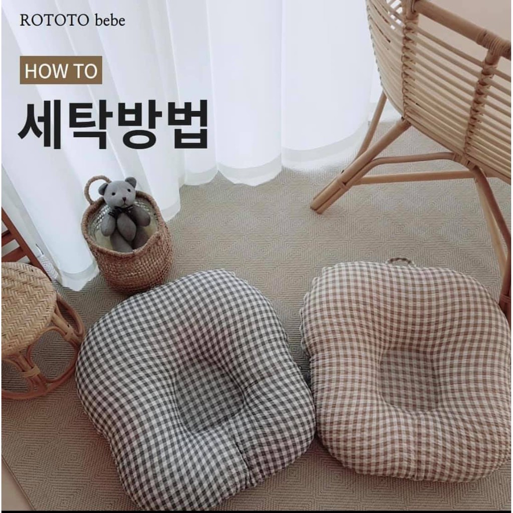 Vỏ gối chống trào ngược ROTOTO BEBE chính hãng - Loại vỏ nhăn RIPPLE 3170