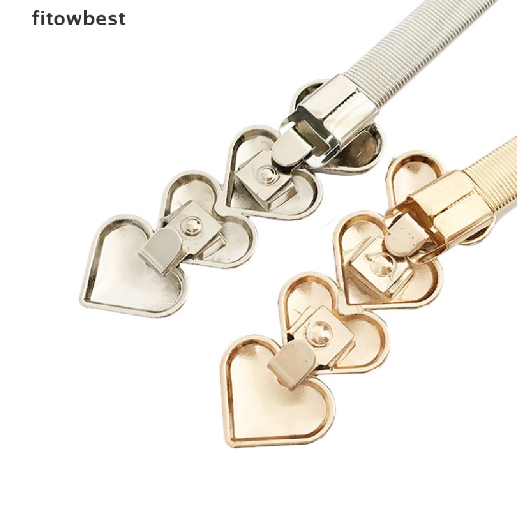 Thắt Lưng Co Giãn Phối Khóa Kim Loại QDD Dành Cho Nữ